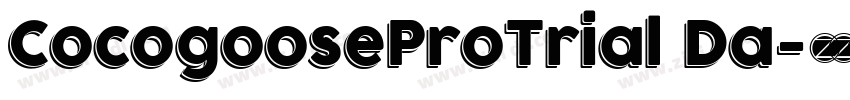 CocogooseProTrial Da字体转换